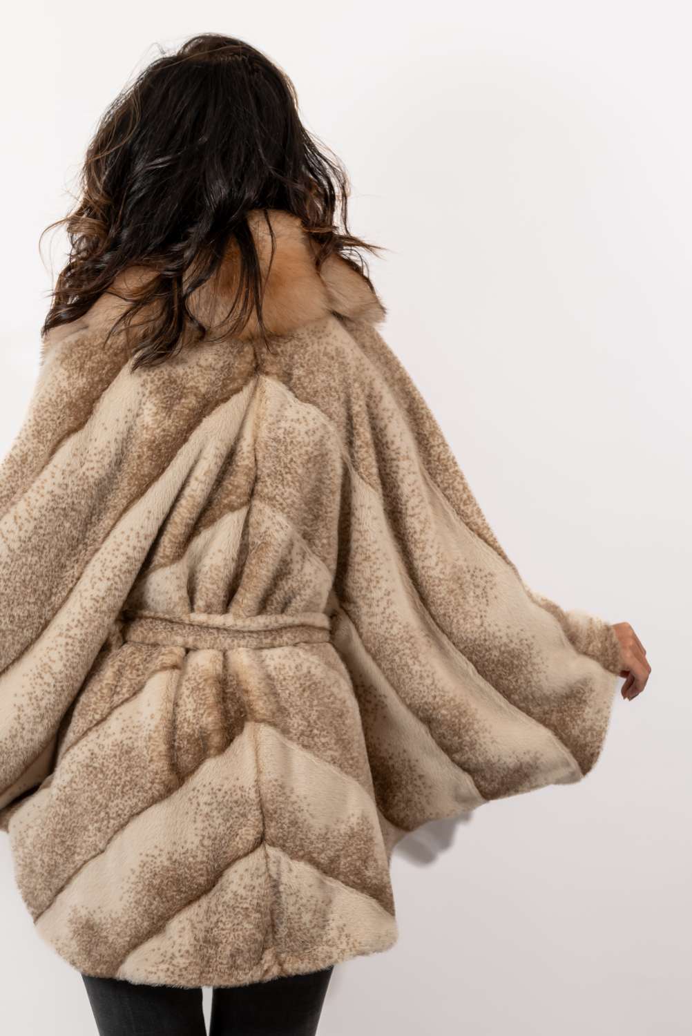 Women's exclusive Alpaca coat Charlotte Melange