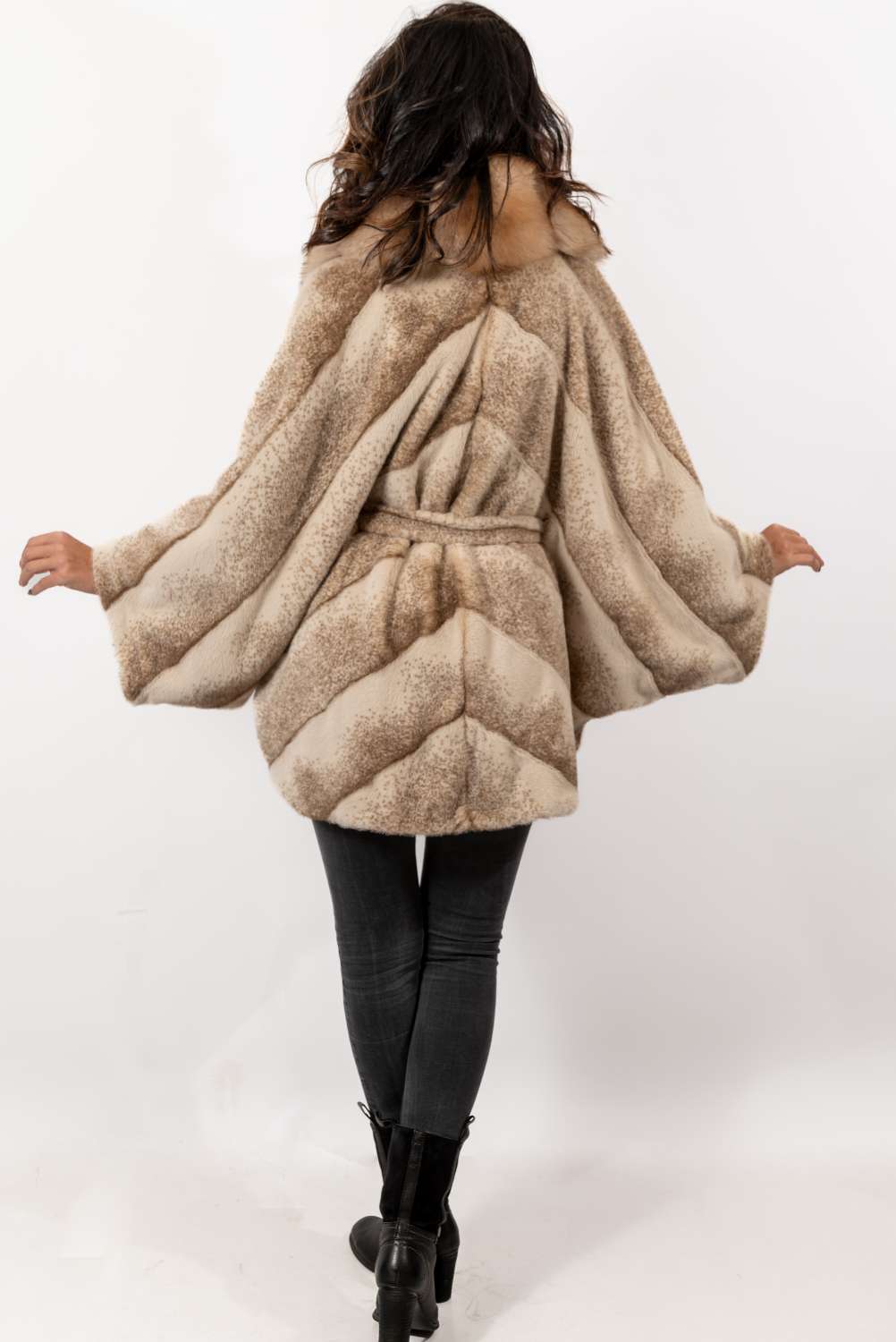 Women's exclusive Alpaca coat Charlotte Melange