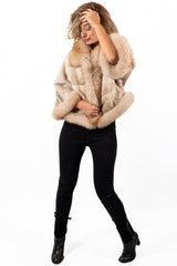 Women's exclusive alpaca coat Bonnie Melange