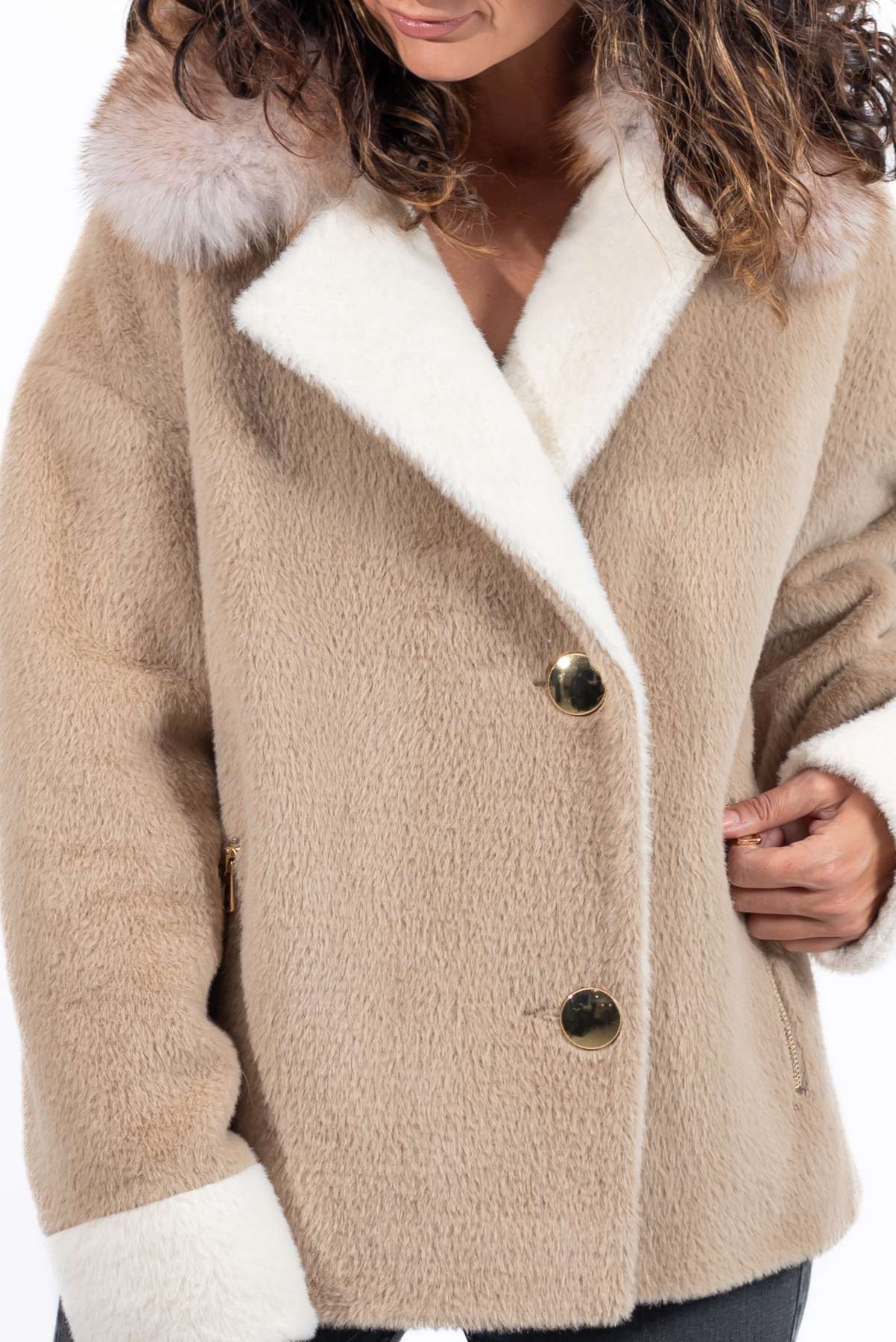 Women's exclusive alpaca coat Yanitsa