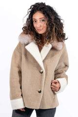 Women's exclusive alpaca coat Yanitsa