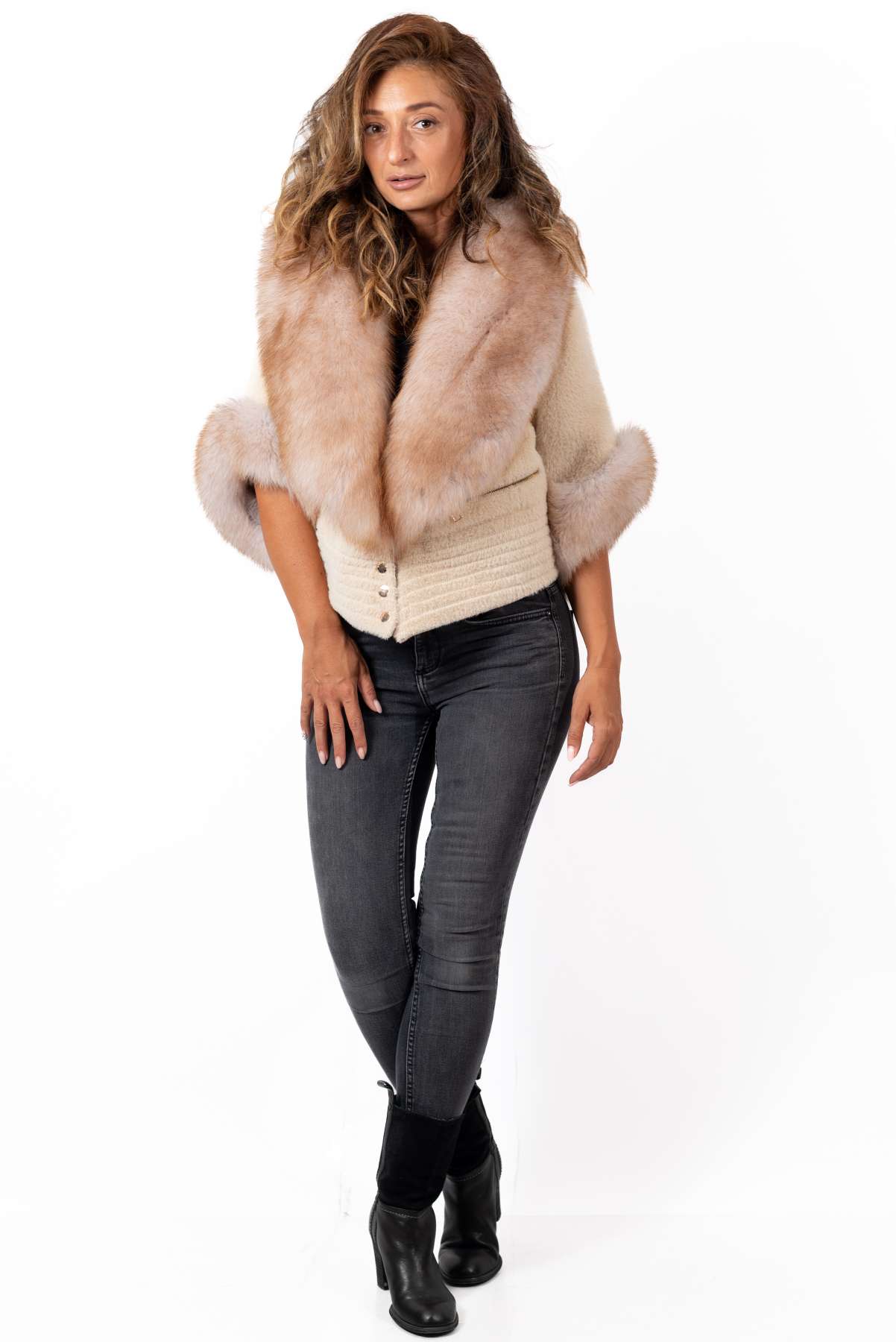 Women's exclusive alpaca coat Ablena