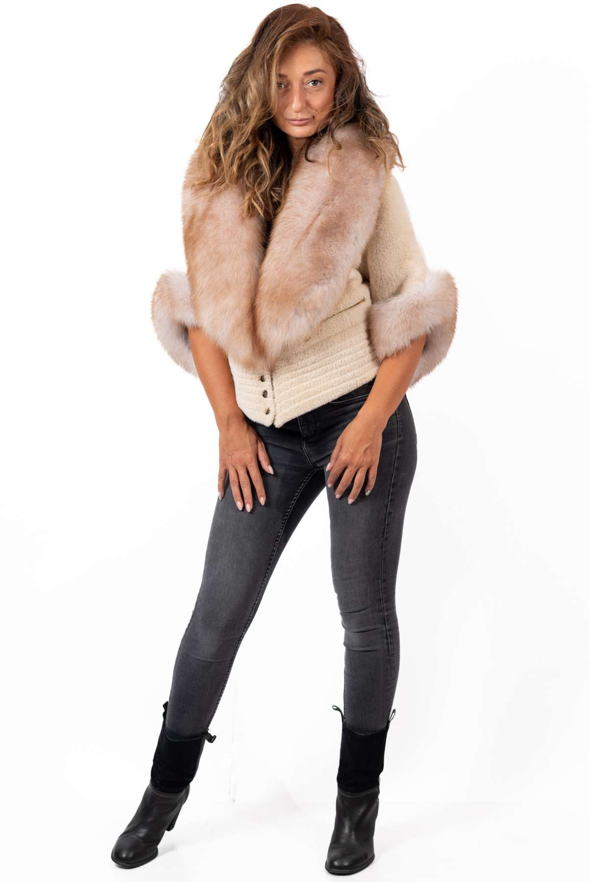 Women's exclusive alpaca coat Ablena