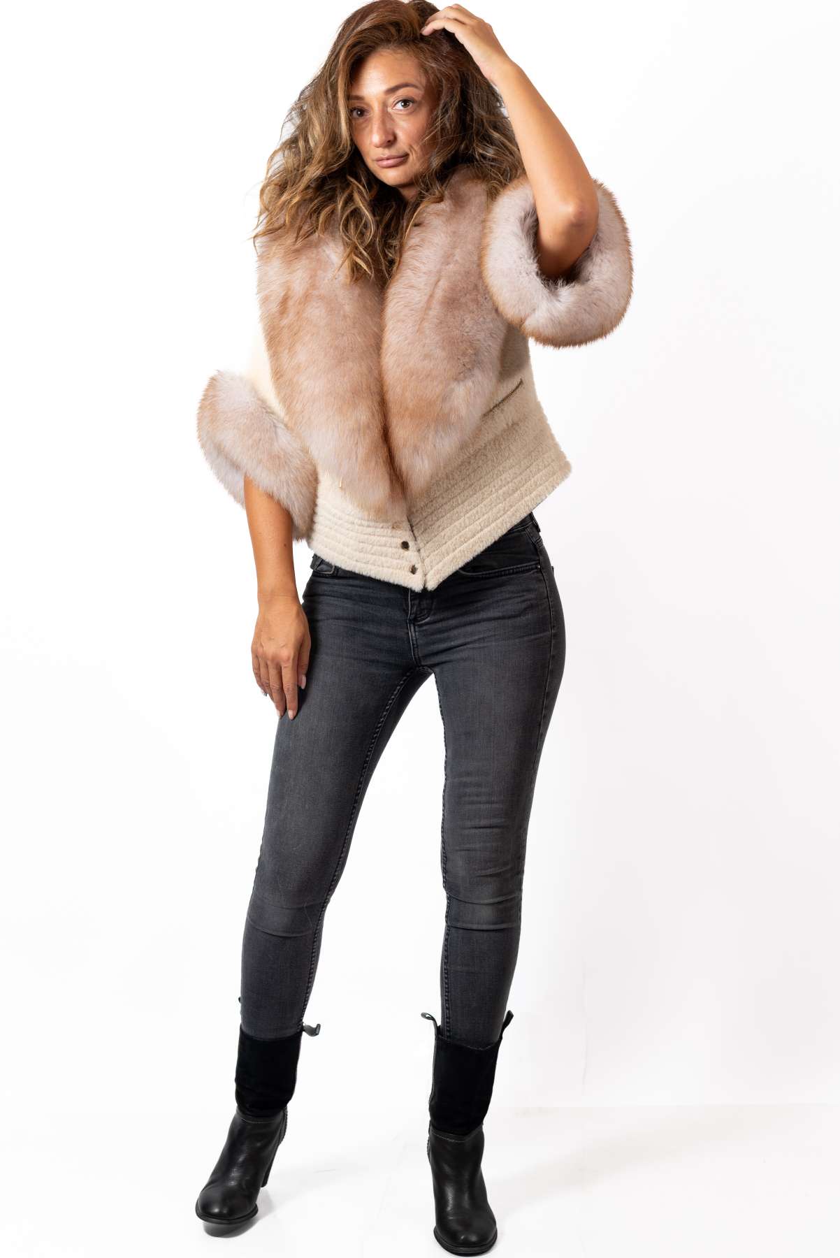 Women's exclusive alpaca coat Ablena