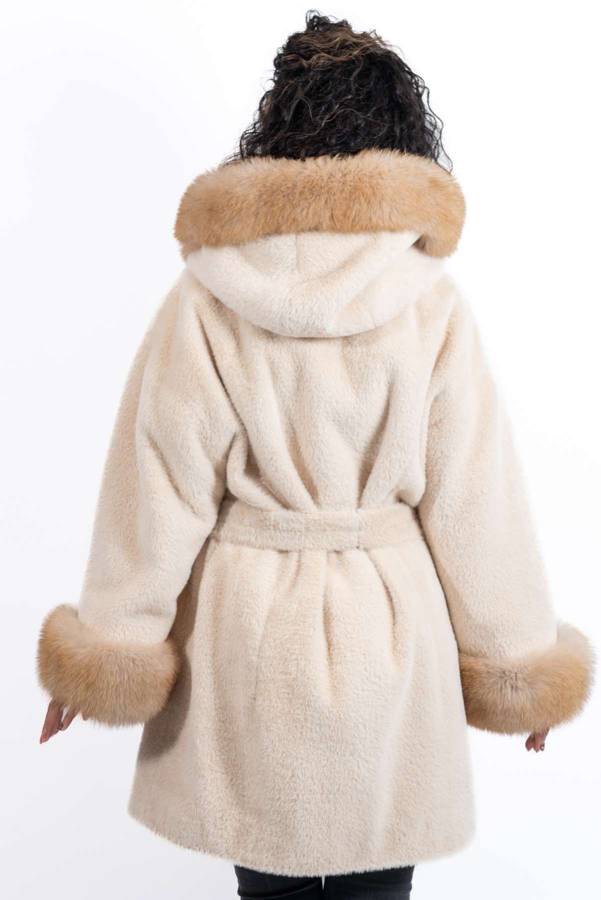 Women's exclusive alpaca coat Valentina