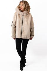 Women's exclusive alpaca coat Valeria