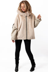 Women's exclusive alpaca coat Valeria