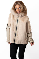 Women's exclusive alpaca coat Valeria