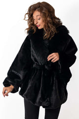 Women's exclusive Alpaca coat Charlotte Black