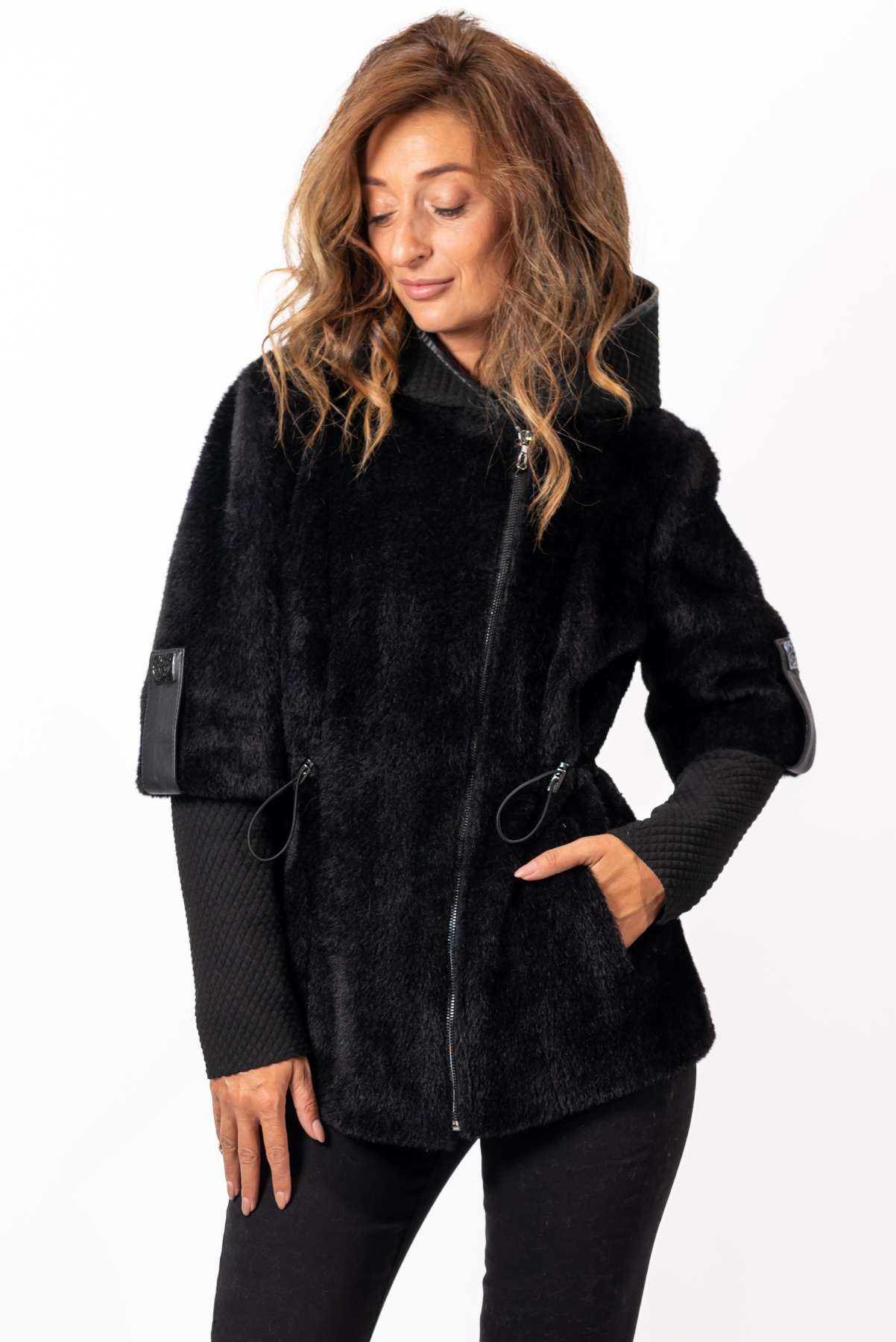 Women's exclusive alpaca coat Diana
