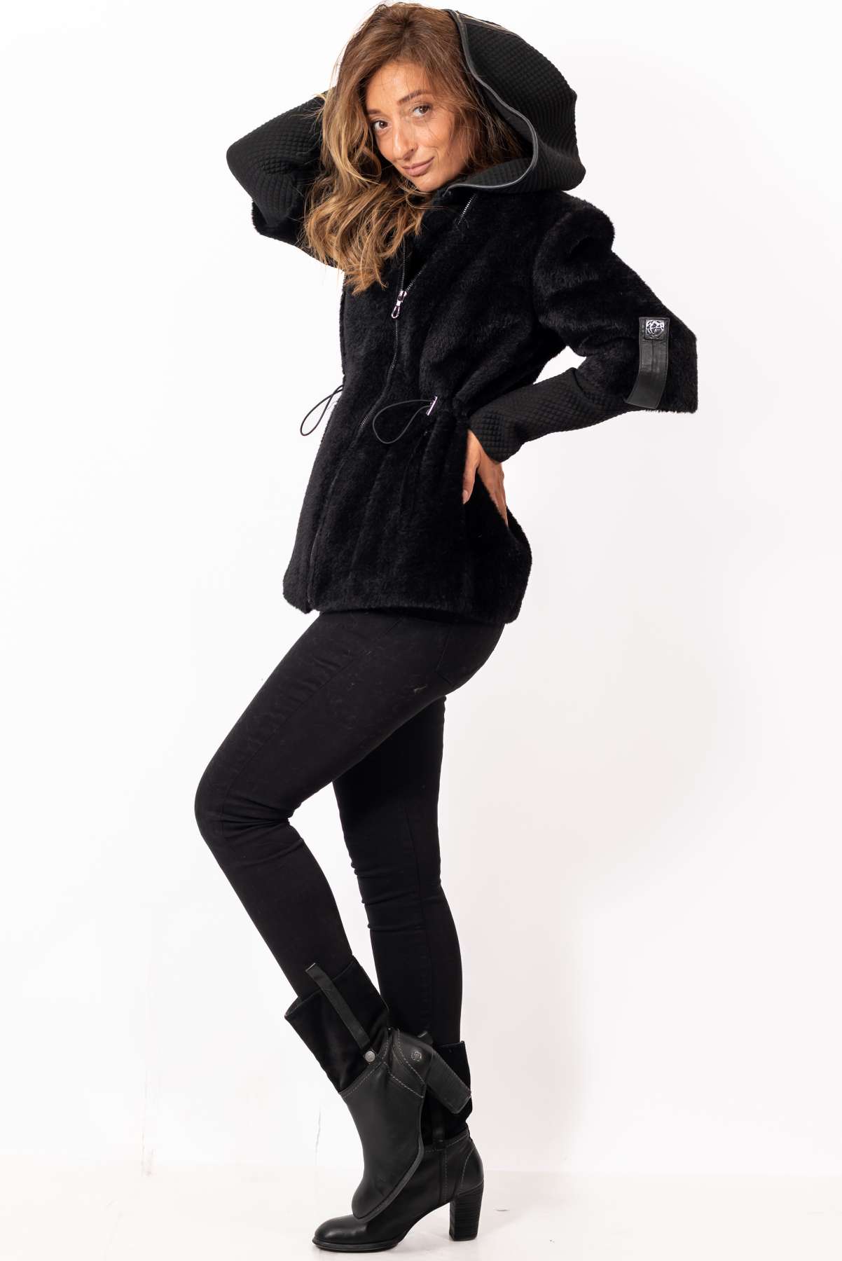 Women's exclusive alpaca coat Diana