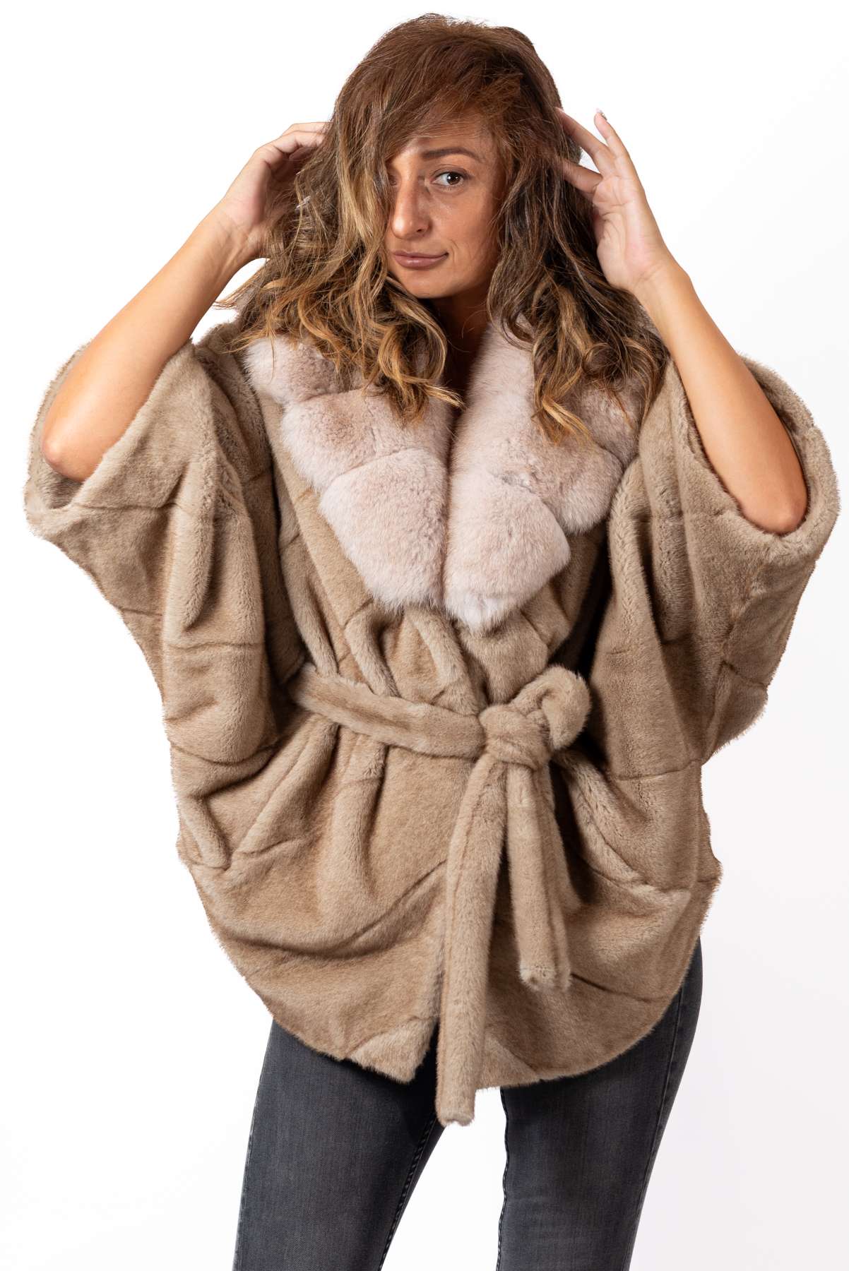 Women's exclusive Alpaca coat Charlotte Beige