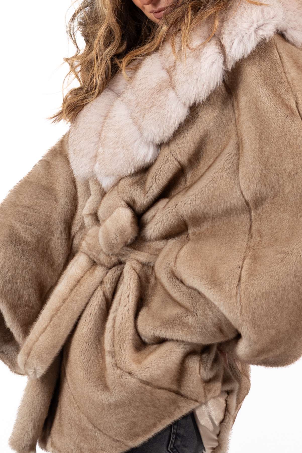 Women's exclusive Alpaca coat Charlotte Beige
