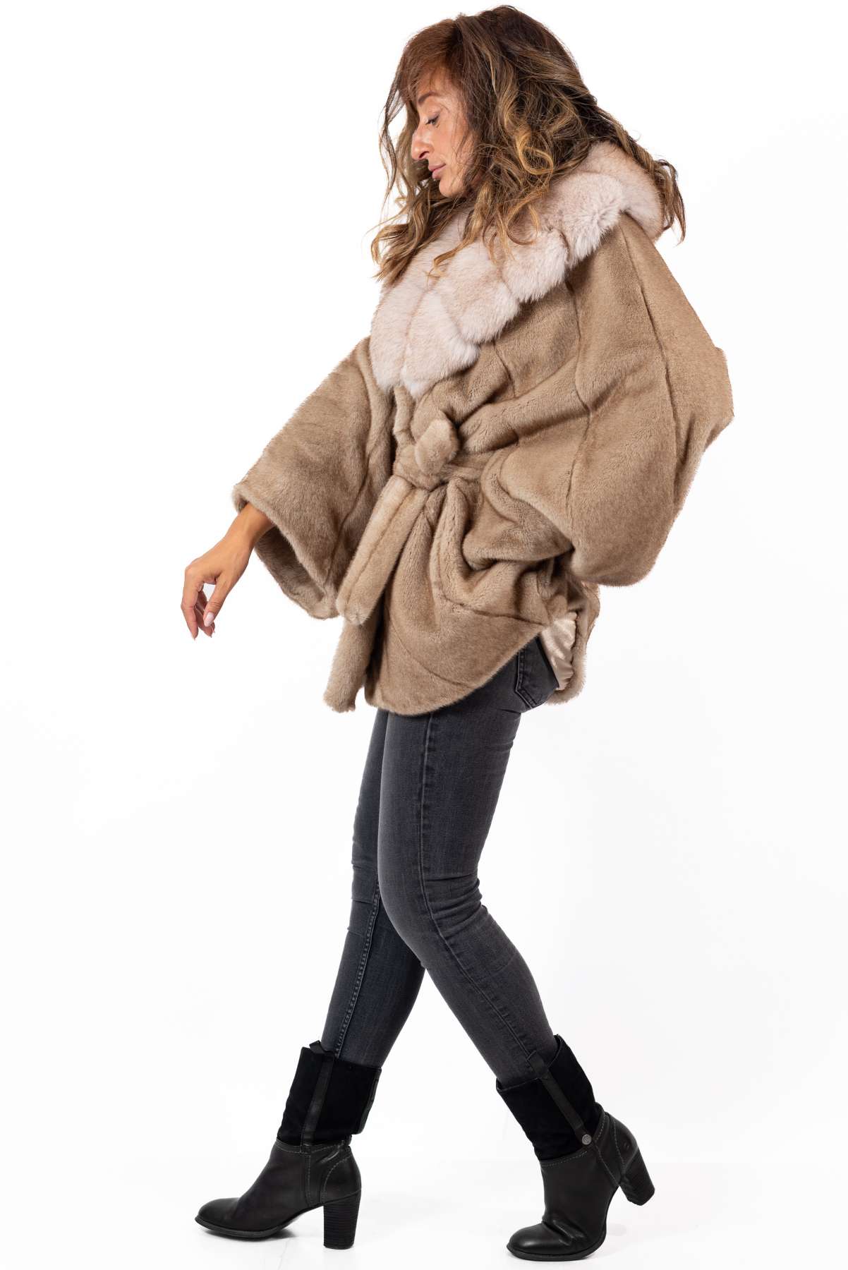 Women's exclusive Alpaca coat Charlotte Beige