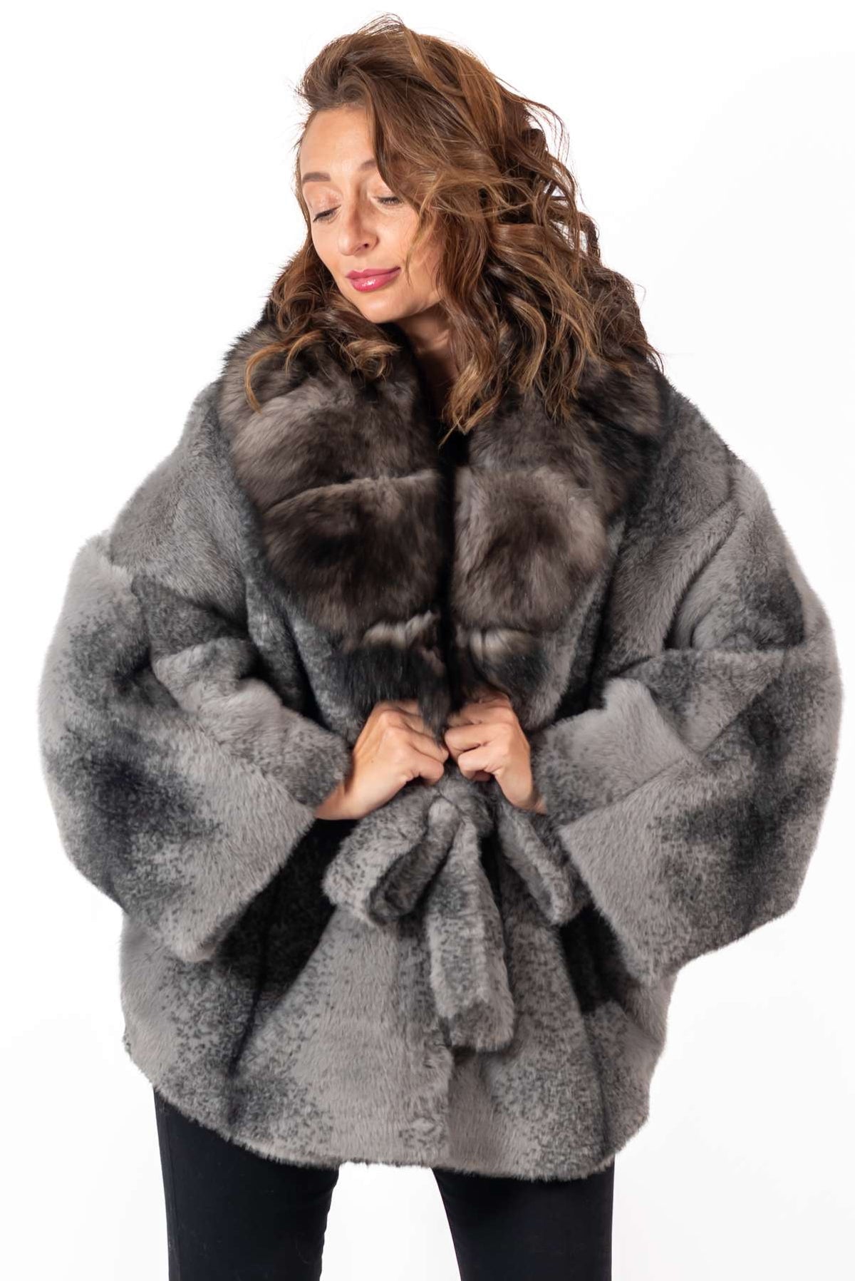Women's exclusive Alpaca coat Charlotte Gray