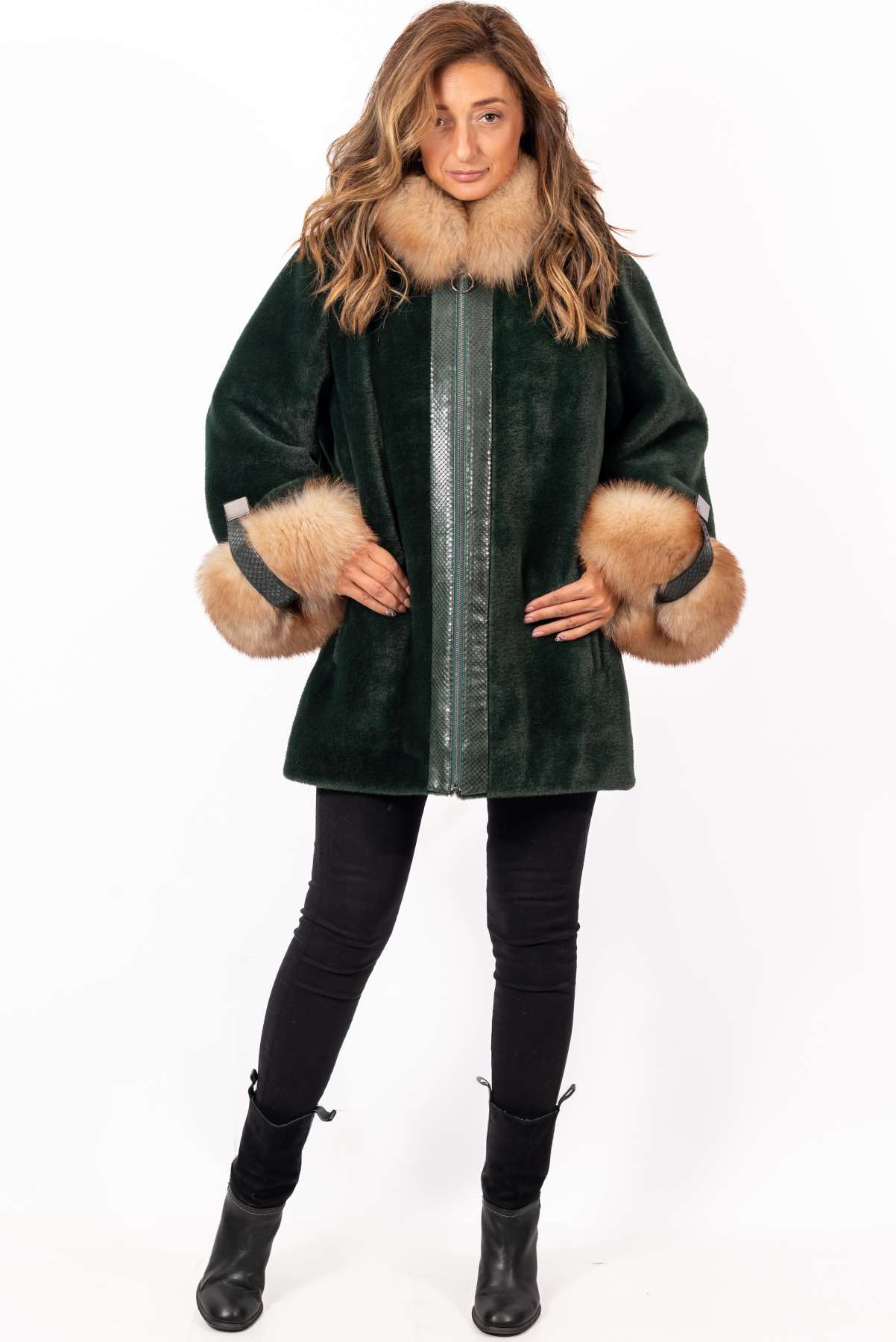 Women's exclusive alpaca coat Jacqueline
