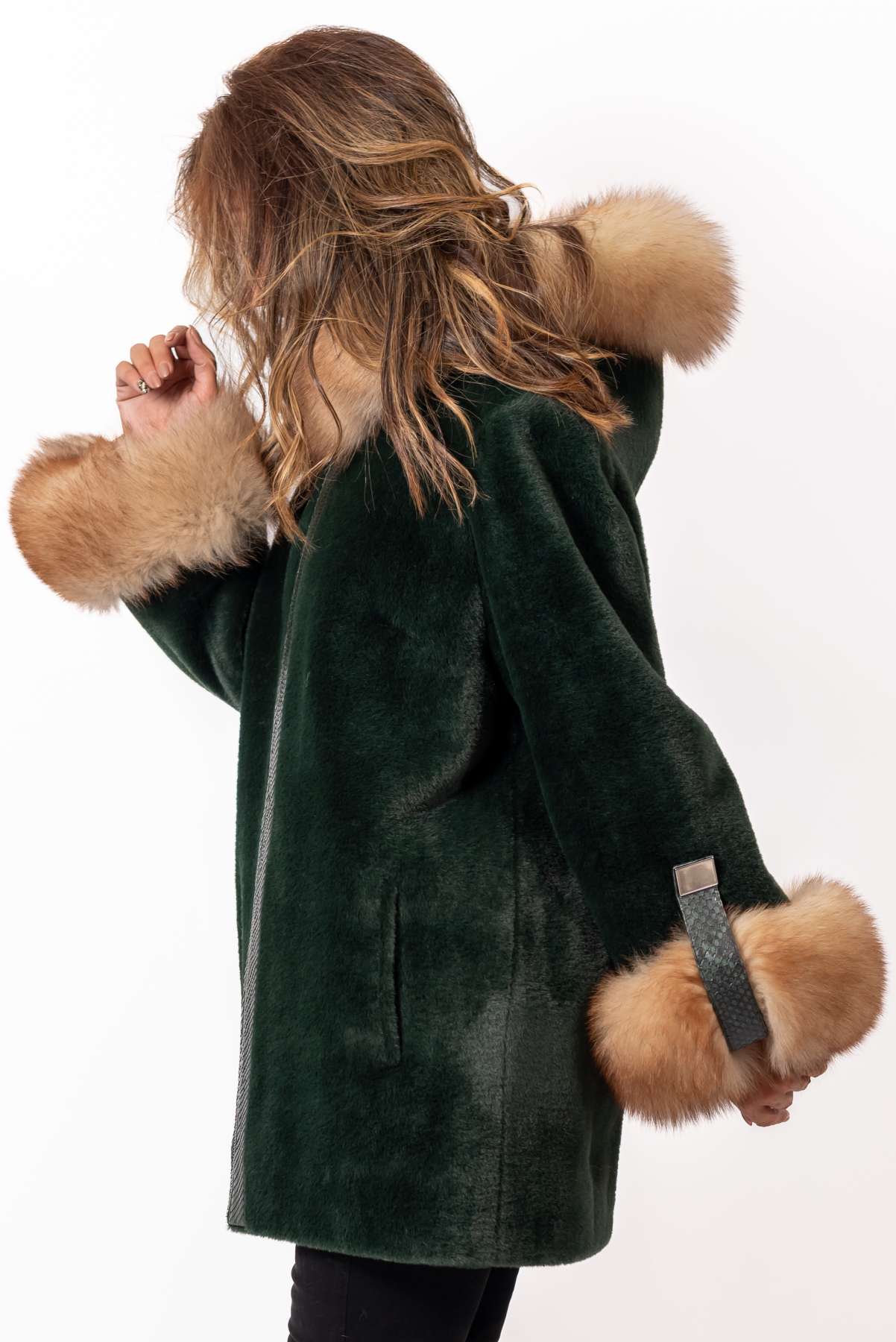 Women's exclusive alpaca coat Jacqueline