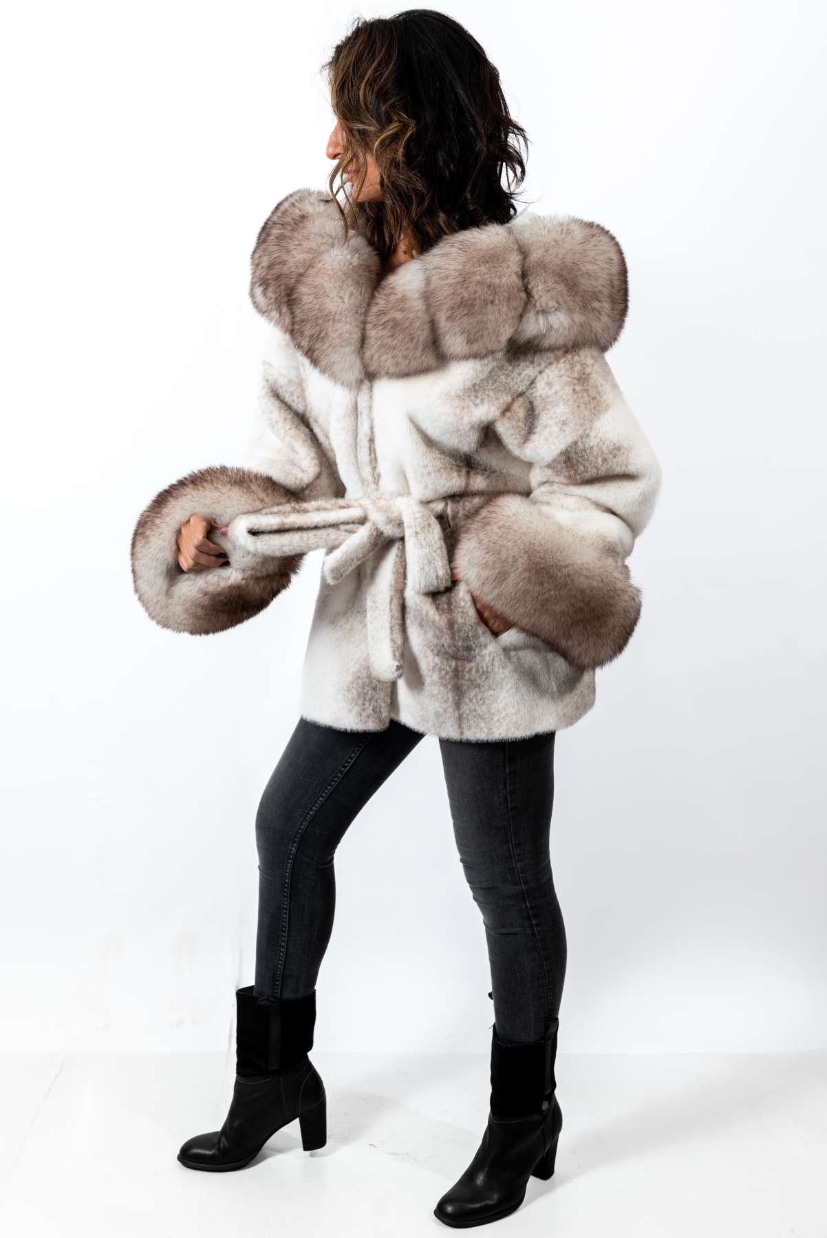 Women's exclusive alpaca coat Jasmine