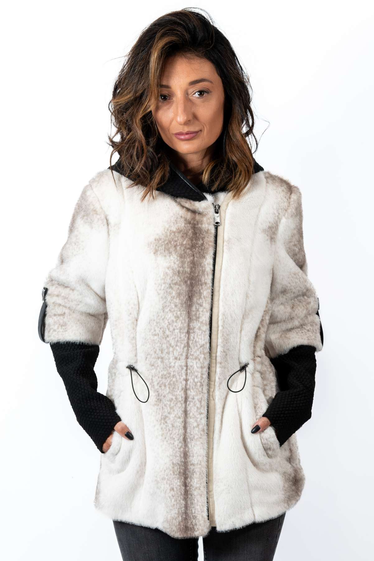 Women's exclusive alpaca coat  Diana White