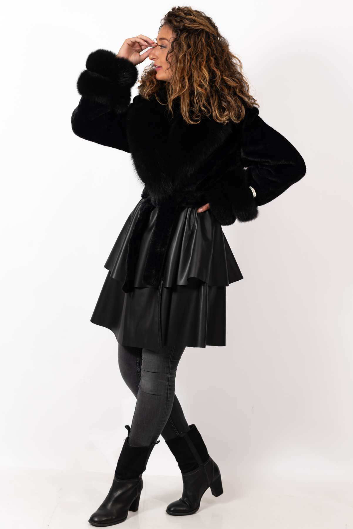 Women's exclusive Alpaca coat Lilia