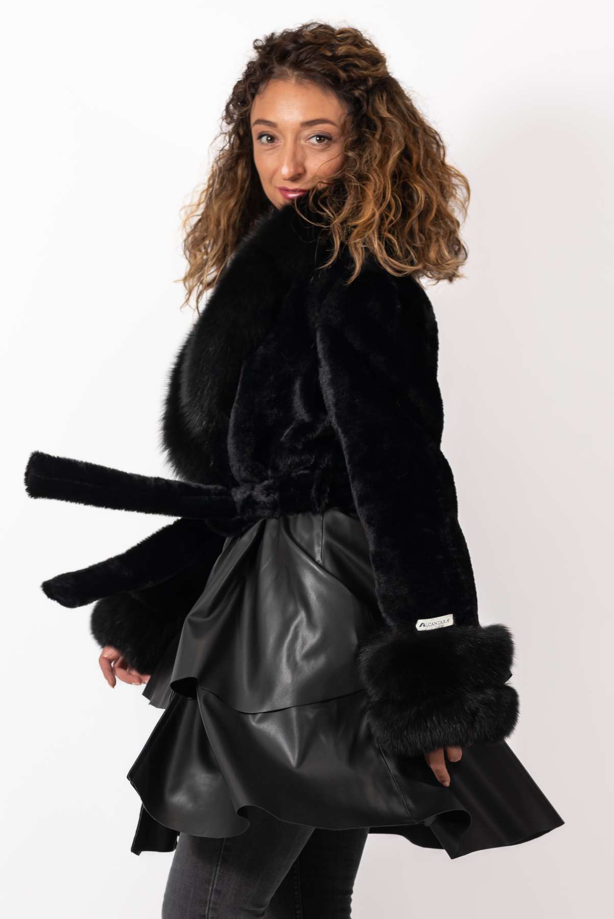 Women's exclusive Alpaca coat Lilia