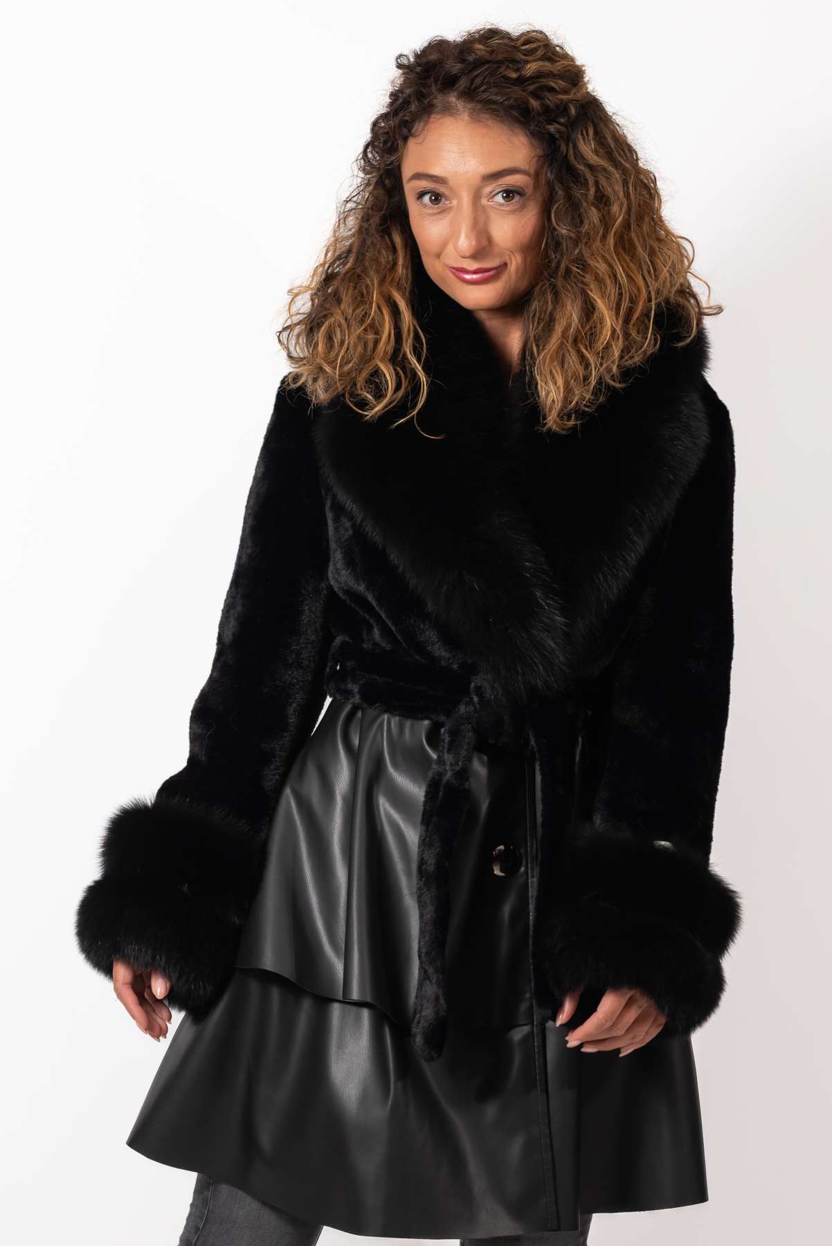 Women's exclusive Alpaca coat Lilia