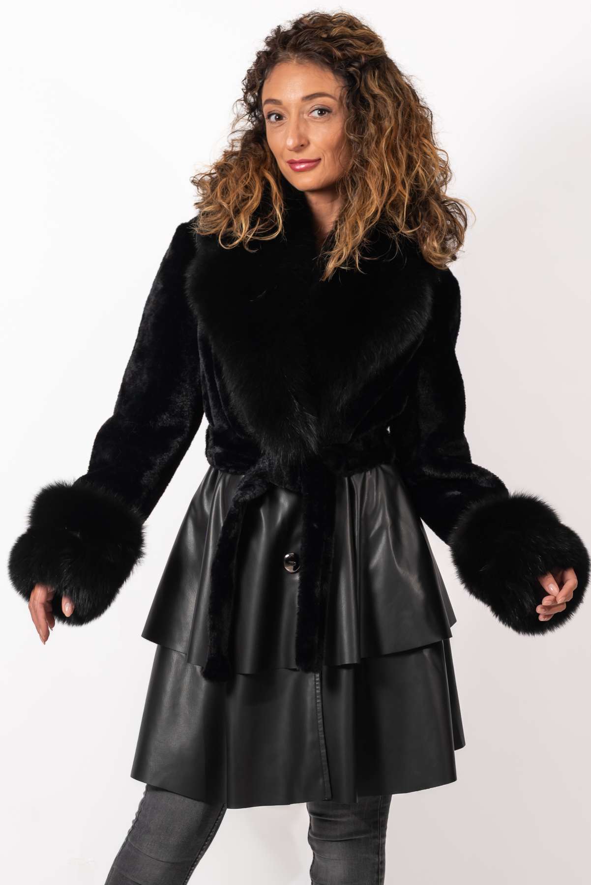 Women's exclusive Alpaca coat Lilia