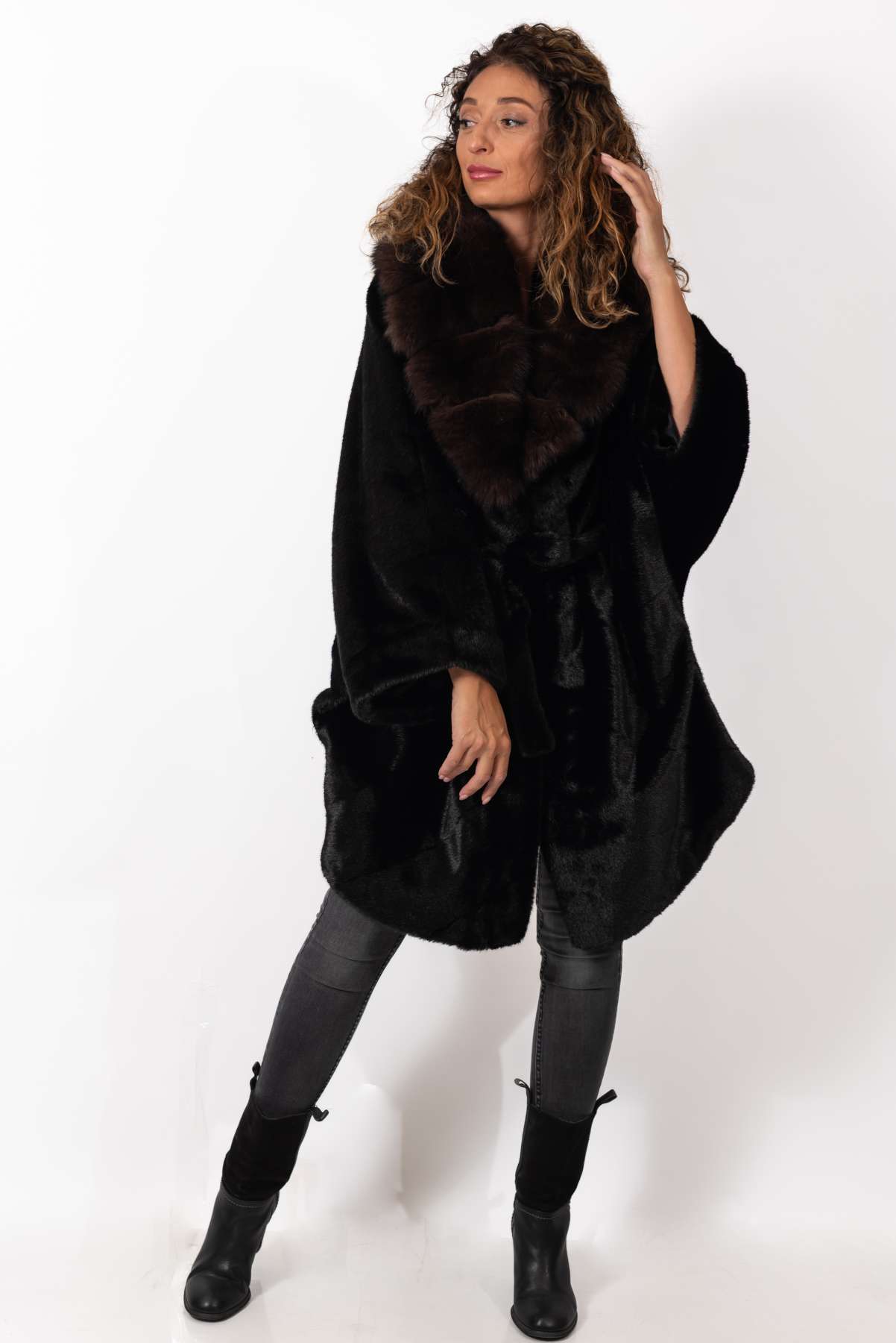 Women's exclusive Alpaca coat Siana