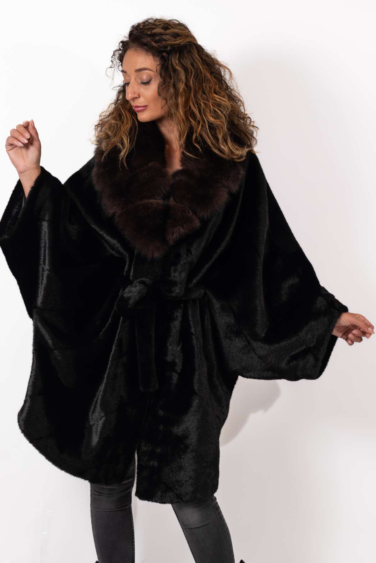 Women's exclusive Alpaca coat Siana