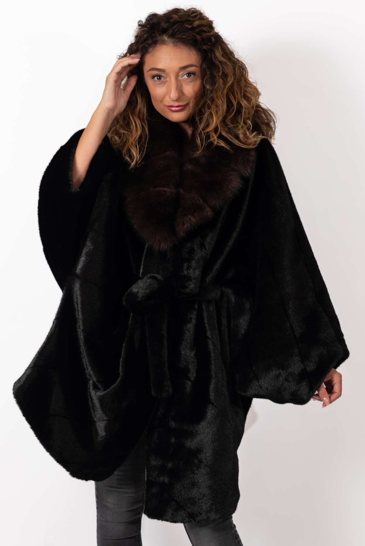 Women's exclusive Alpaca coat Siana