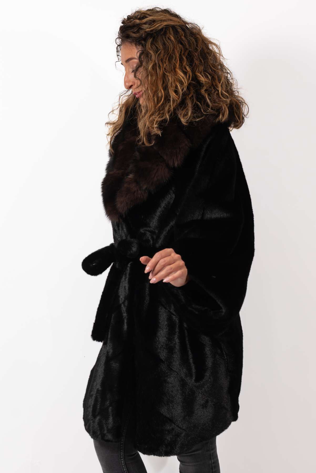 Women's exclusive Alpaca coat Siana