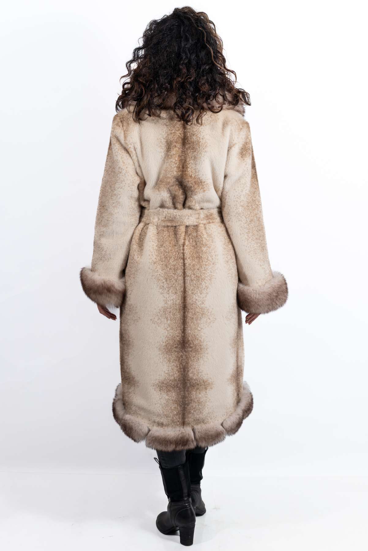 Women's exclusive Alpaca coat Militsa Melange