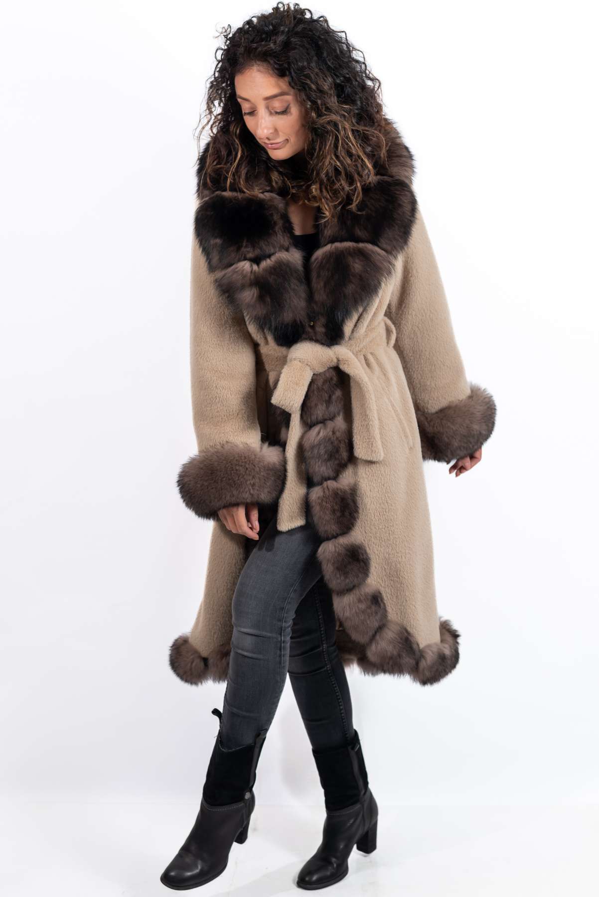 Women's exclusive Alpaca coat Militsa