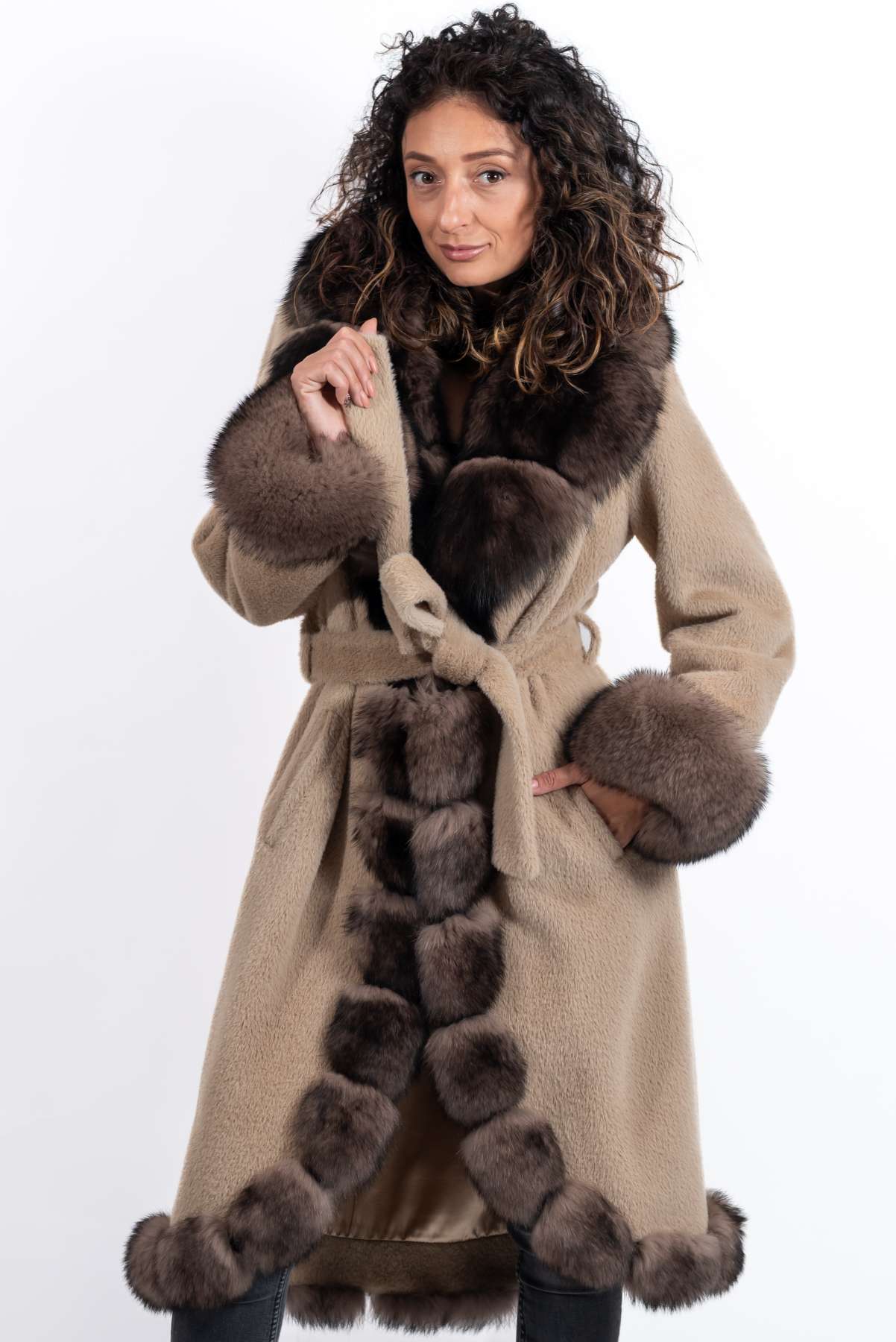 Women's exclusive Alpaca coat Militsa