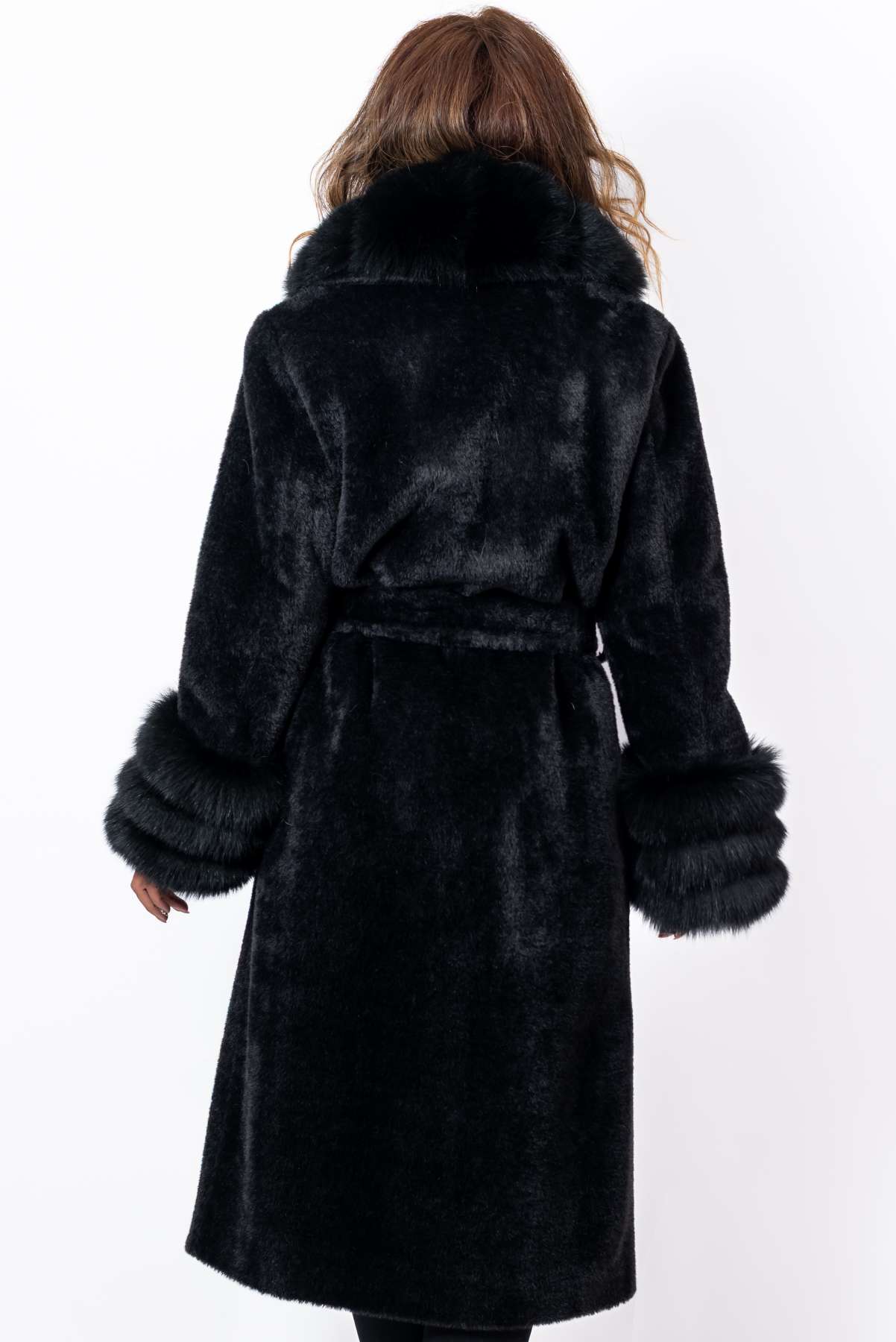 Women's exclusive alpaca coat Amelia Black