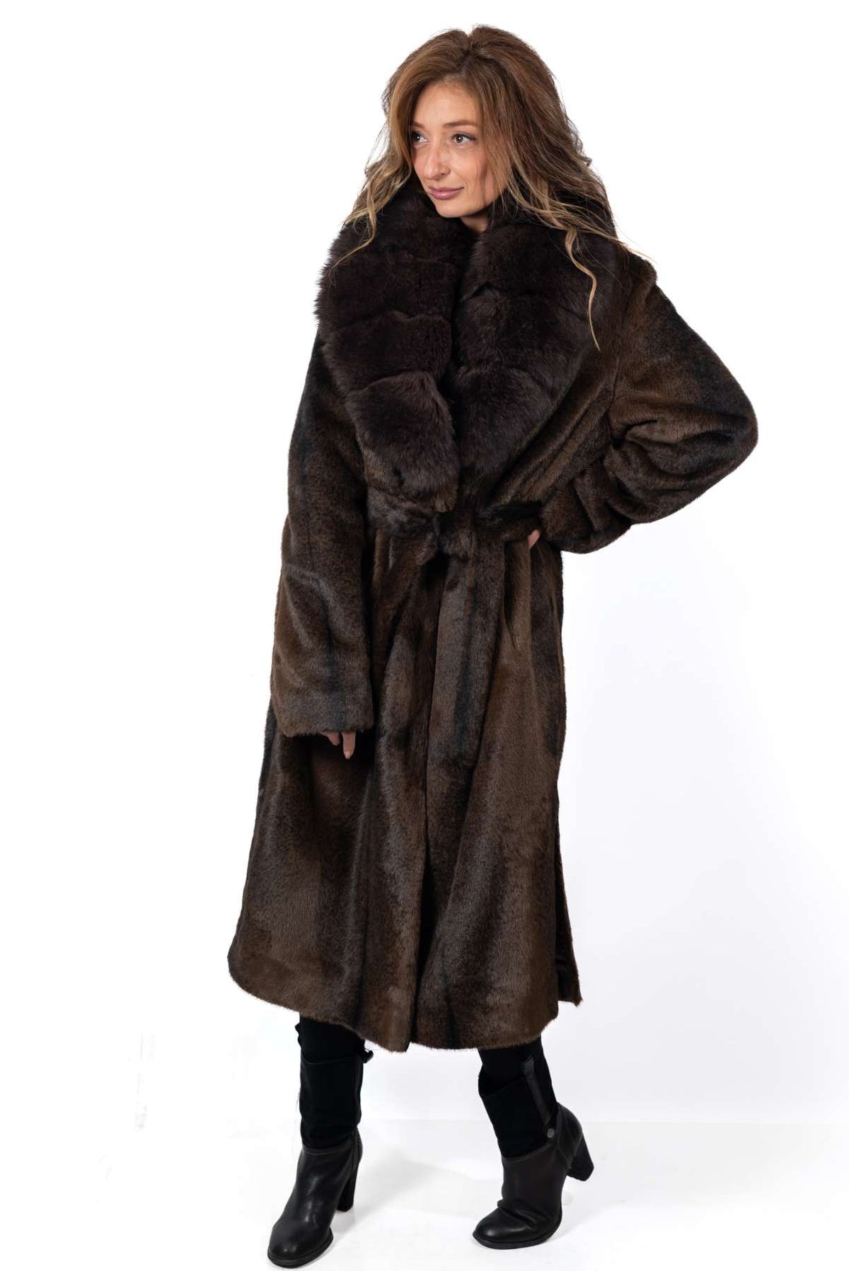 Women's exclusive alpaca coat Catherine Brown