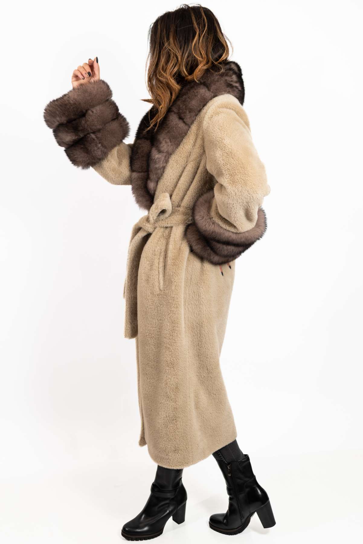 Women's exclusive alpaca coat Amelia