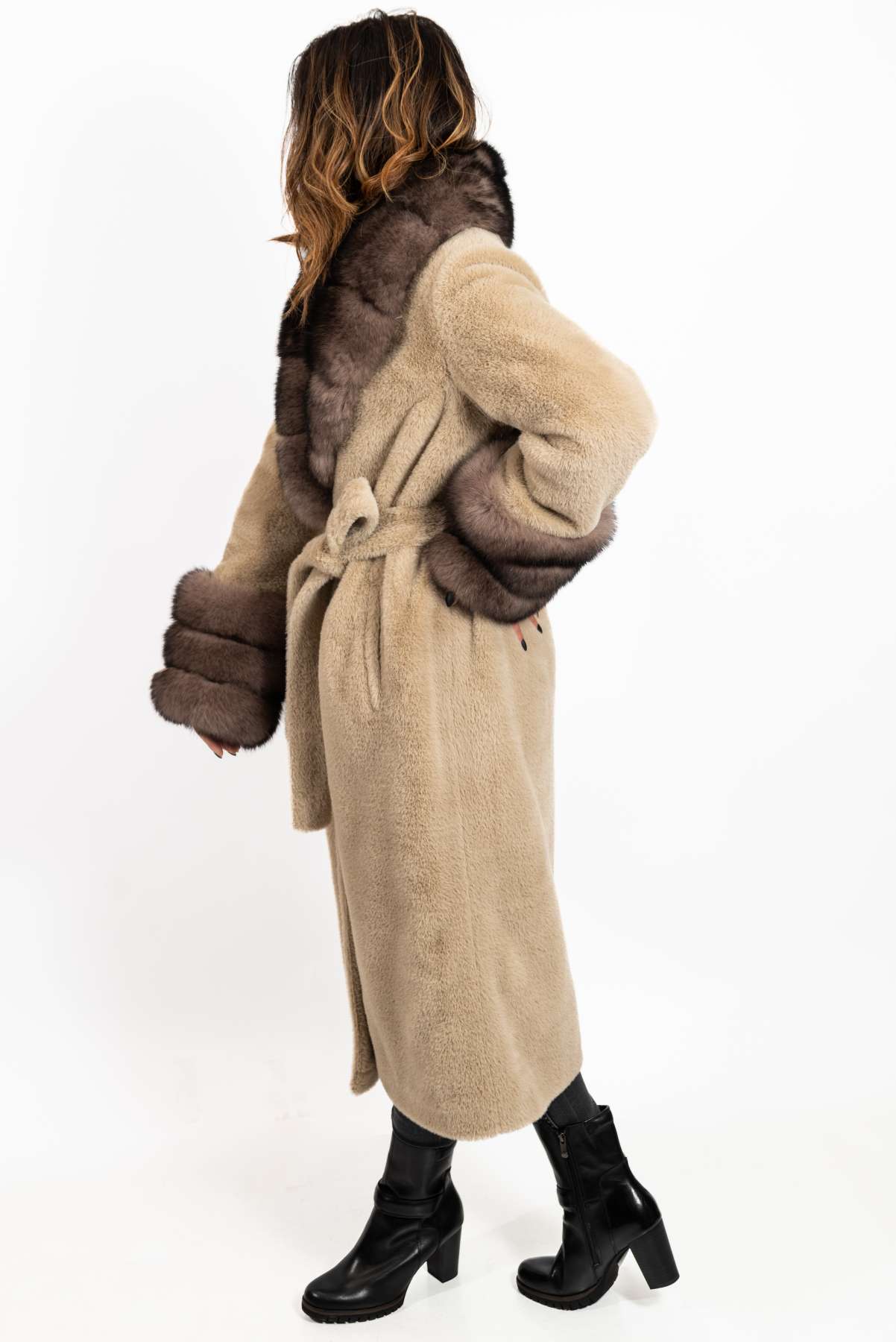 Women's exclusive alpaca coat Amelia