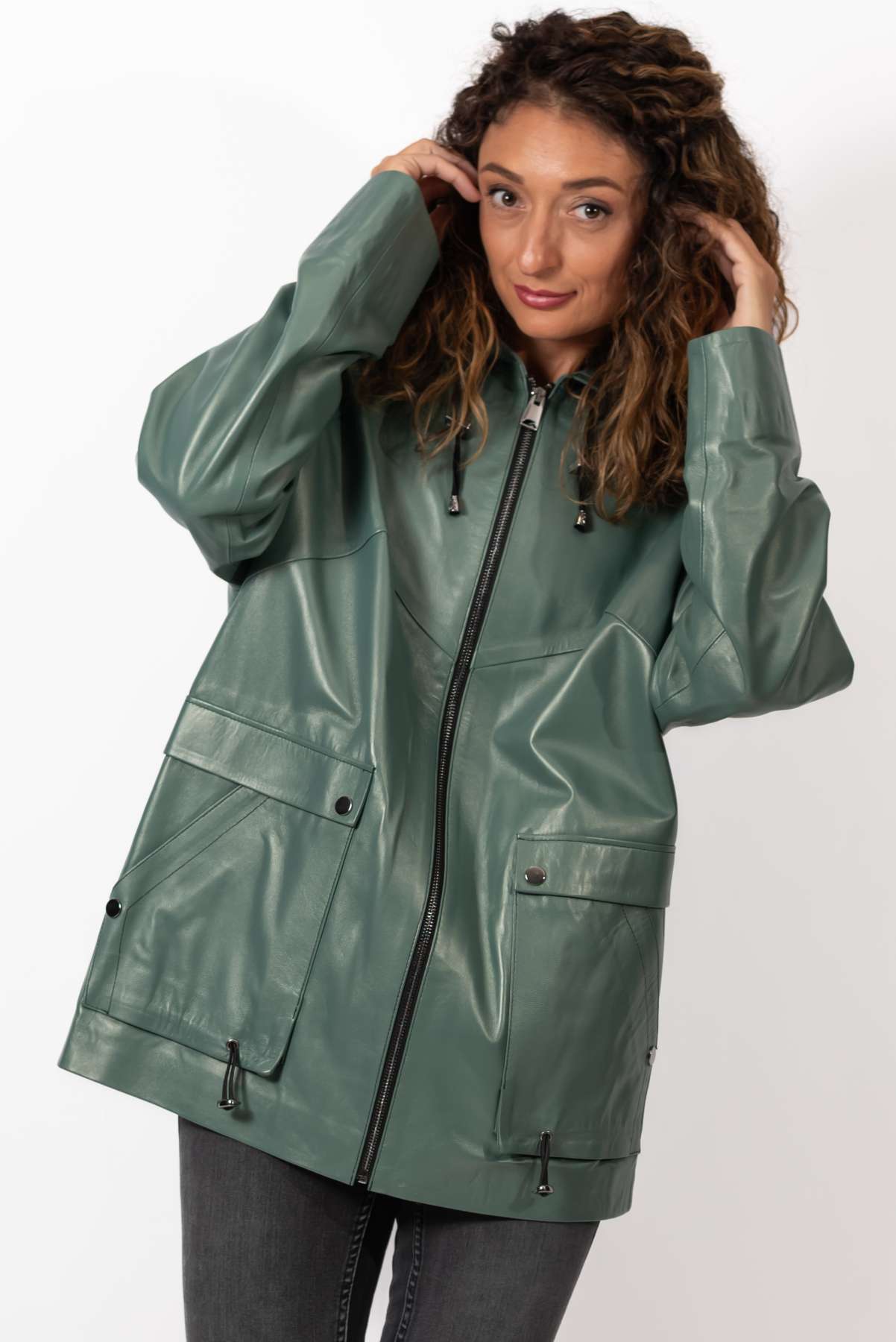 Women's leather jacket Janette