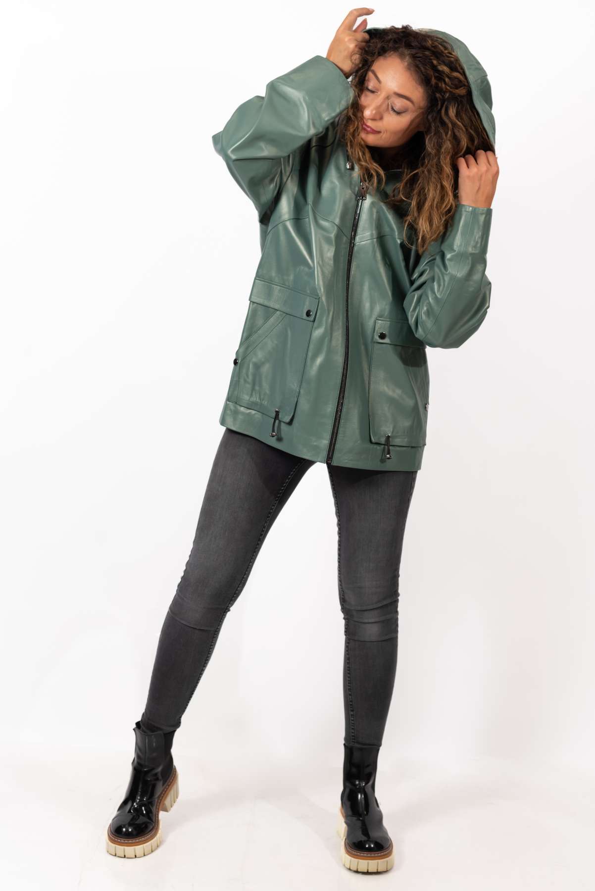 Women's leather jacket Janette