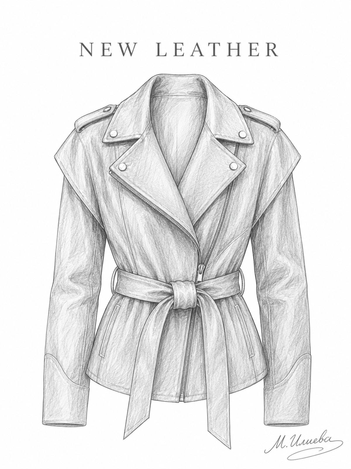 Leather suede jacket Alisa Camel