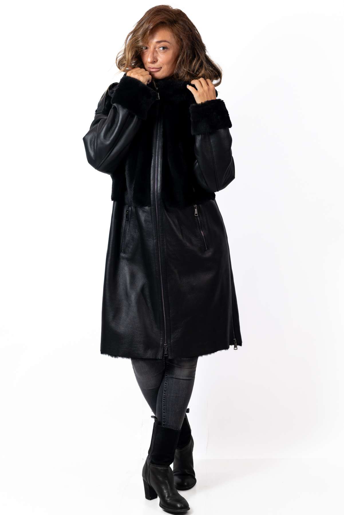 Women's exclusive lambskin coat Dara