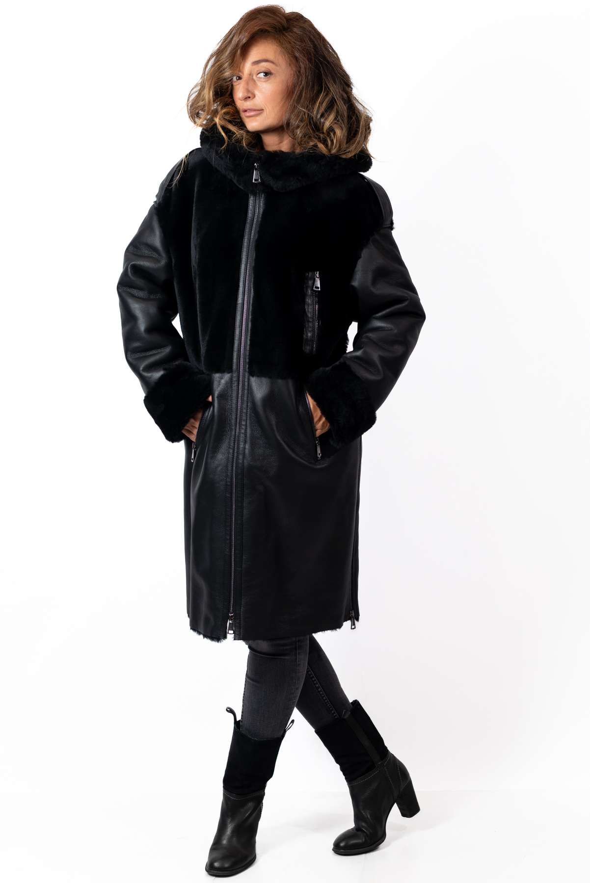 Women's exclusive lambskin coat Dara