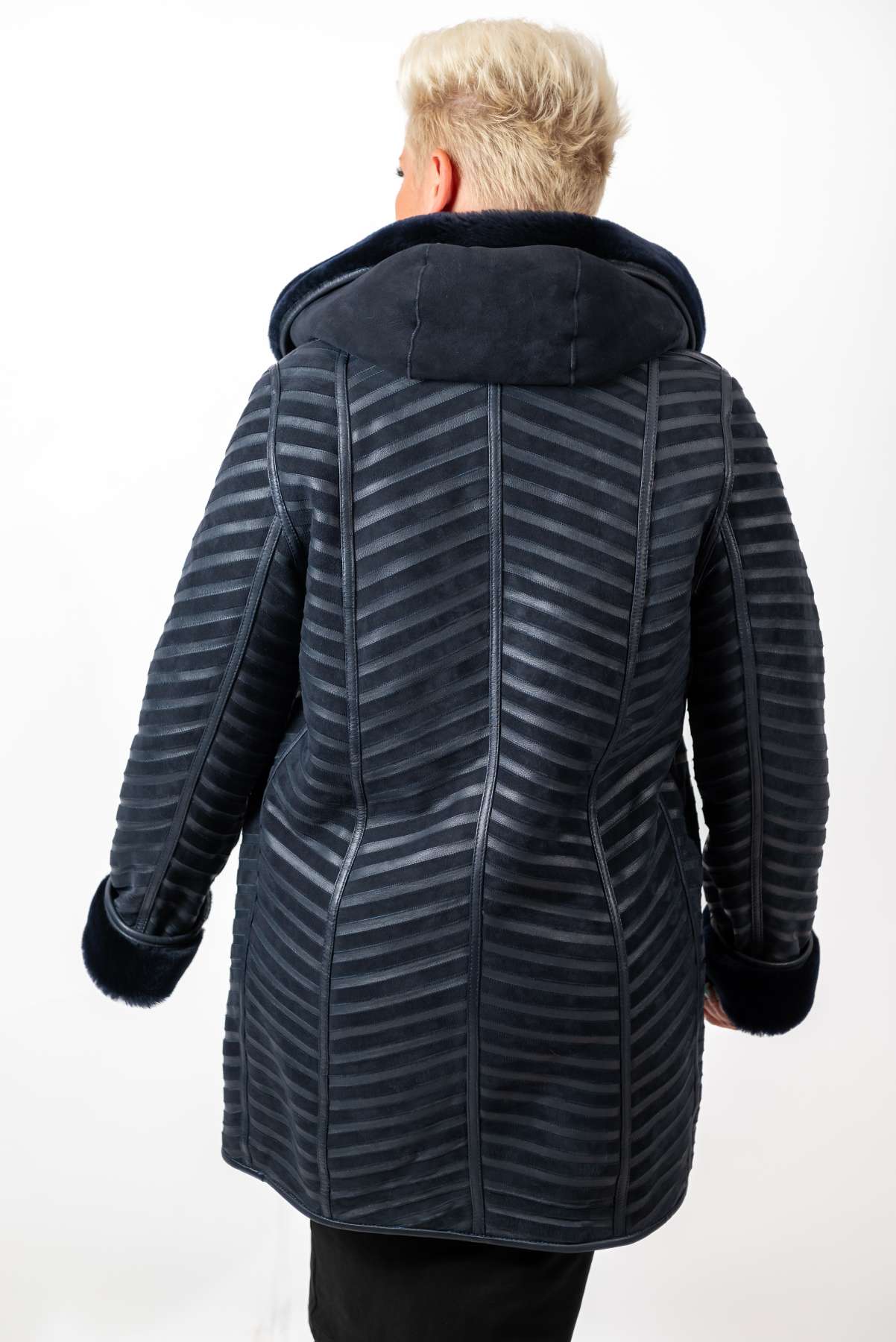 Women's exclusive lambskin coat Silvana
