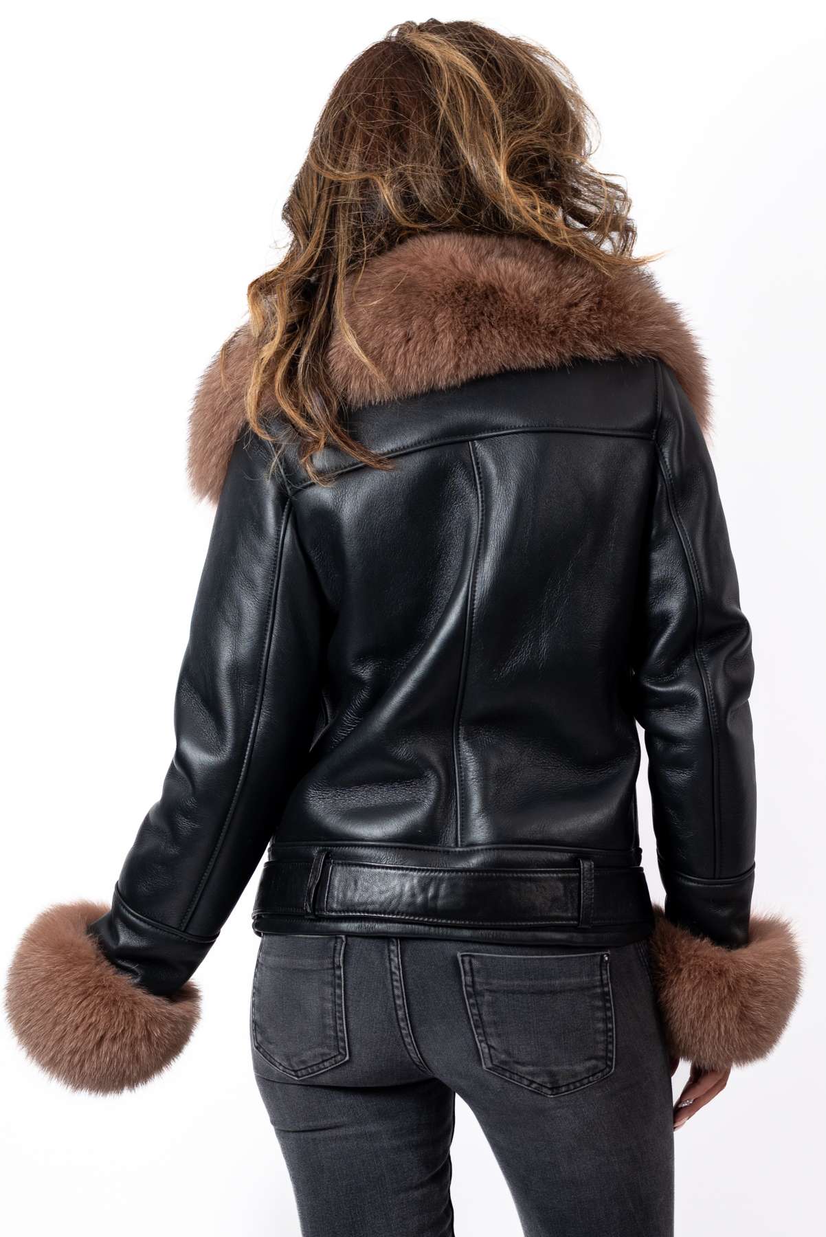 Women's exclusive lambskin coat Alexa