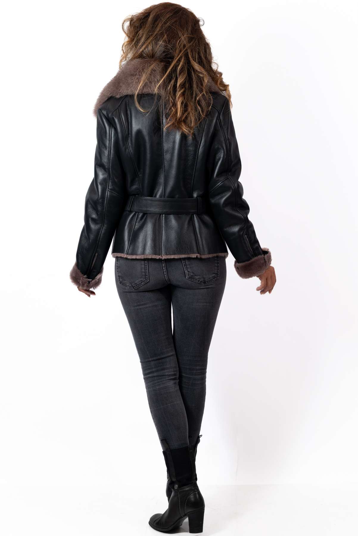 Women's exclusive lambskin coat Alexiana