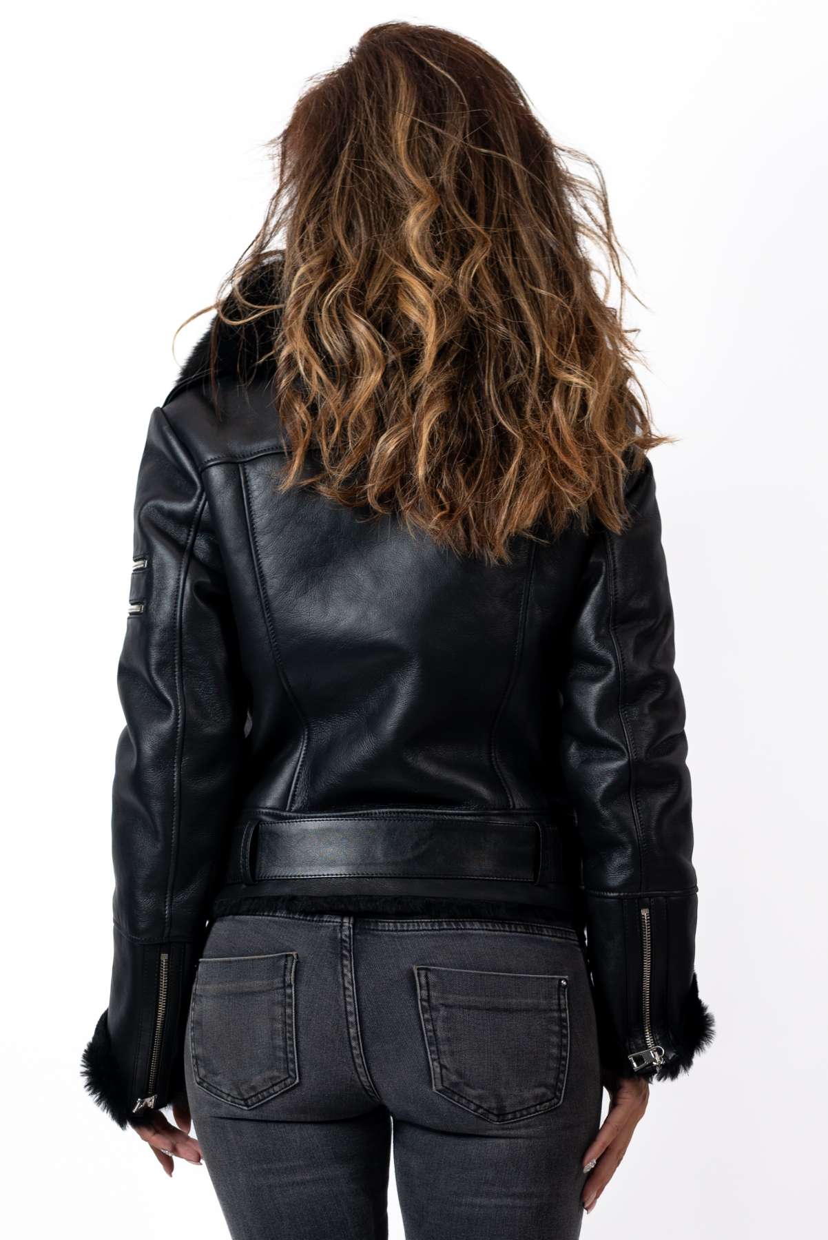 Women's exclusive lambskin coat Valentina