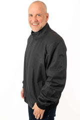 Men's leather bomber jacket Peter