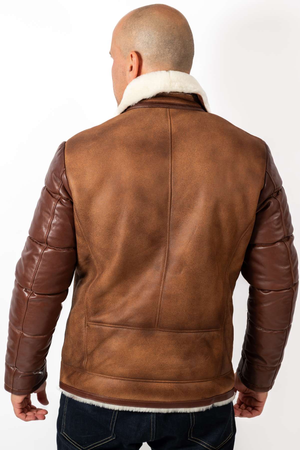 Men's leather coat Alex