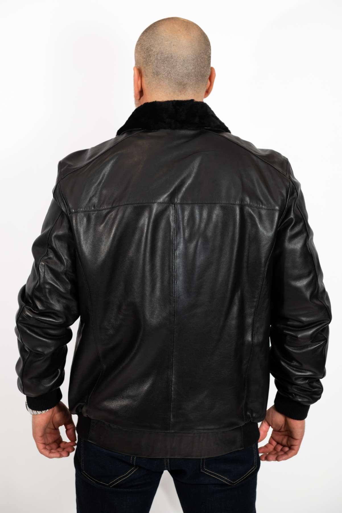 Men's leather coat Zoran
